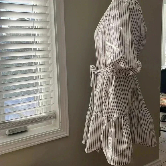 [XXL]MINKPINK  Aurora Cassia Striped Mini A-Line Dress - Picture 5 of 11